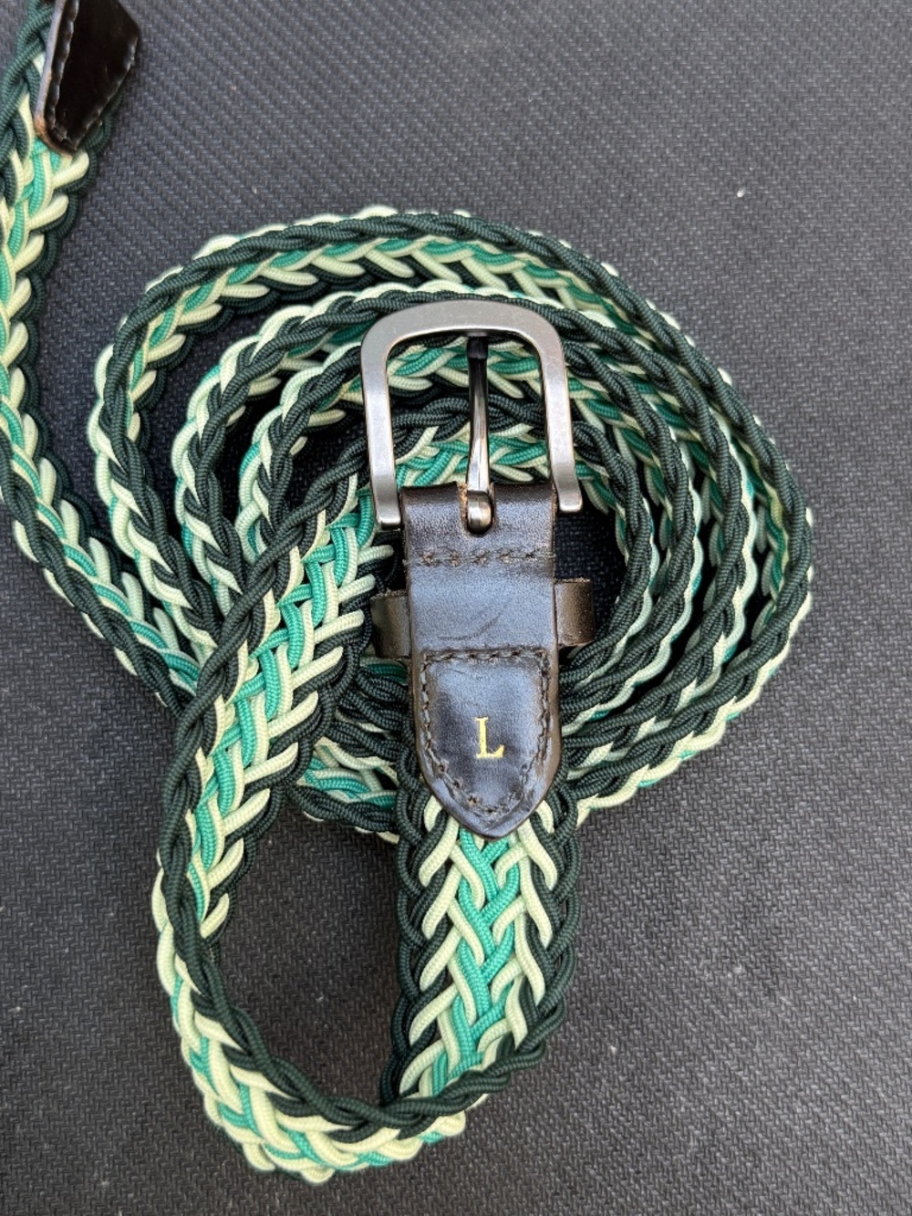 Scotch & Soda Multicolor Braided Woven Belt Size Large